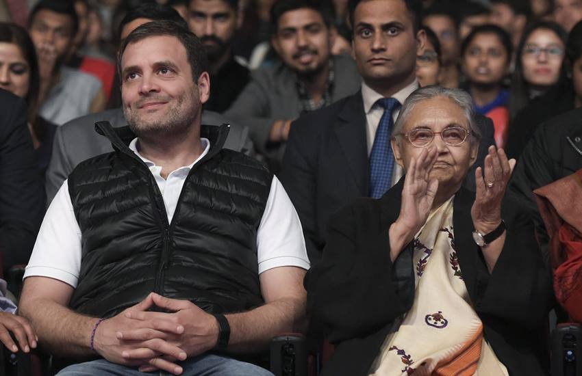 rahul gandhi, rahul gandhi jacket, sheila dixit