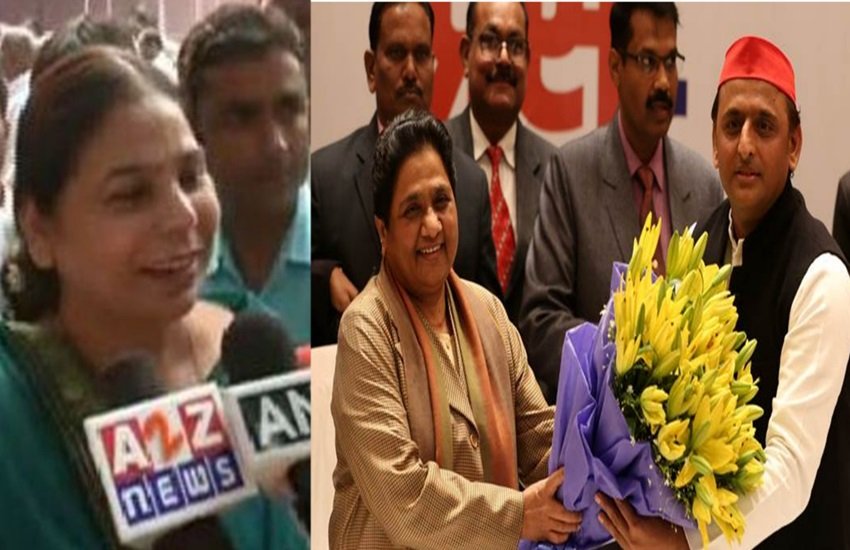सैय्यदा शादाब फातिमा, मायावती और अखिलेश यादव, फोटो सोर्स- जनसत्ता