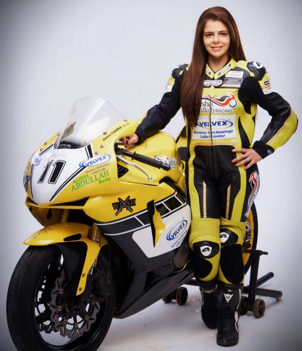 female superbike racer, alisha abdullah