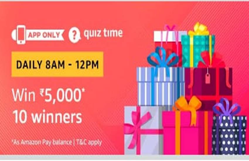 Amazon Quiz खेलने का समय सुबह 8 बजे से दोपहर 12 बजे तक का है। 