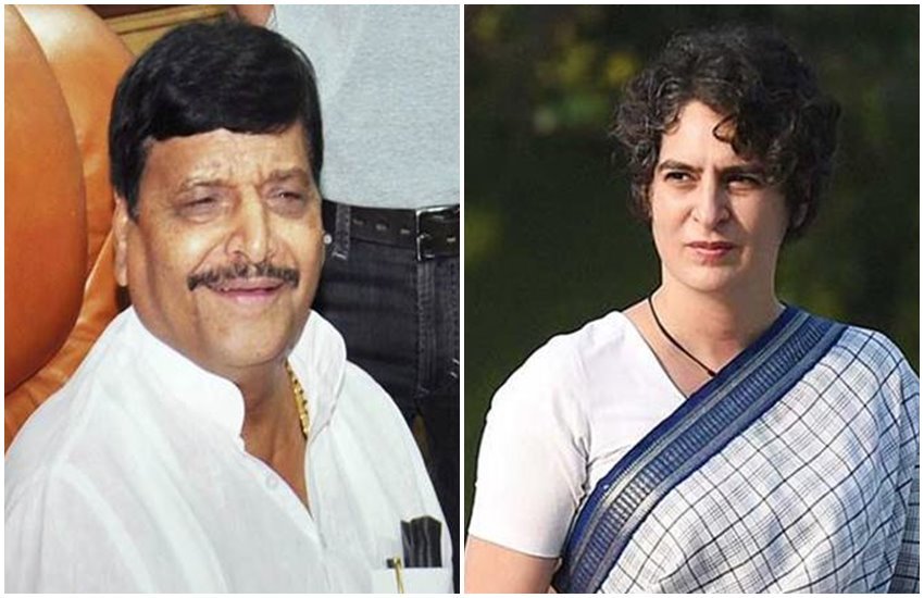 शिवपाल यादव और प्रियंका गांधी 
फोटो सोर्स- फाइनेंसियल एक्सप्रेस 
