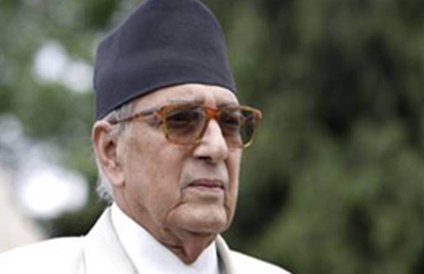 नेपाल के पूर्व पीएम गिरिजा प्रसाद कोइराला। (फोटो सोर्स- इंडियन एक्सप्रेस)