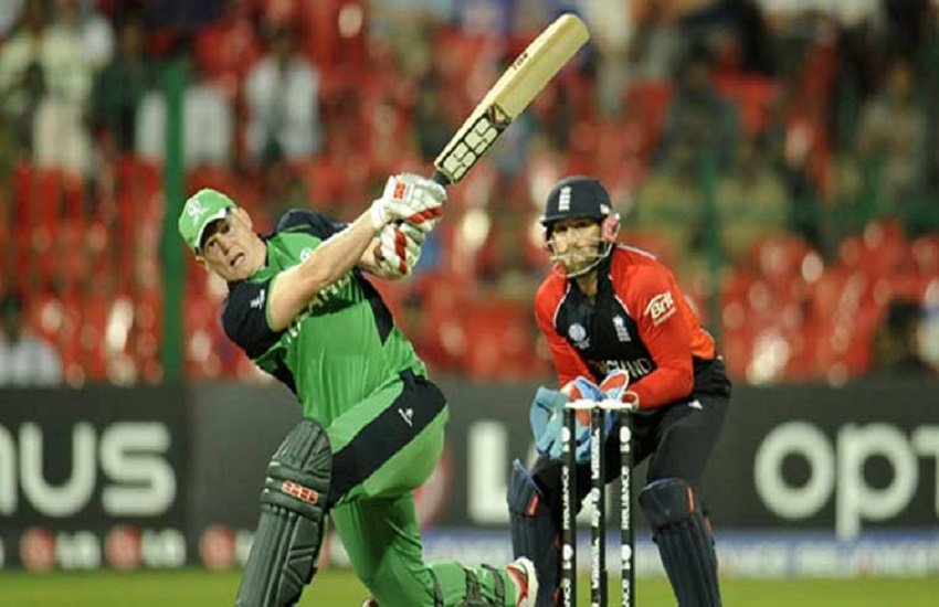 इंग्लैंड के खिलाफ अपनी शतकीय पारी के दौरान शॉट लगाते केविन ओ ब्रायन 
(source : Indian Express File Photo)