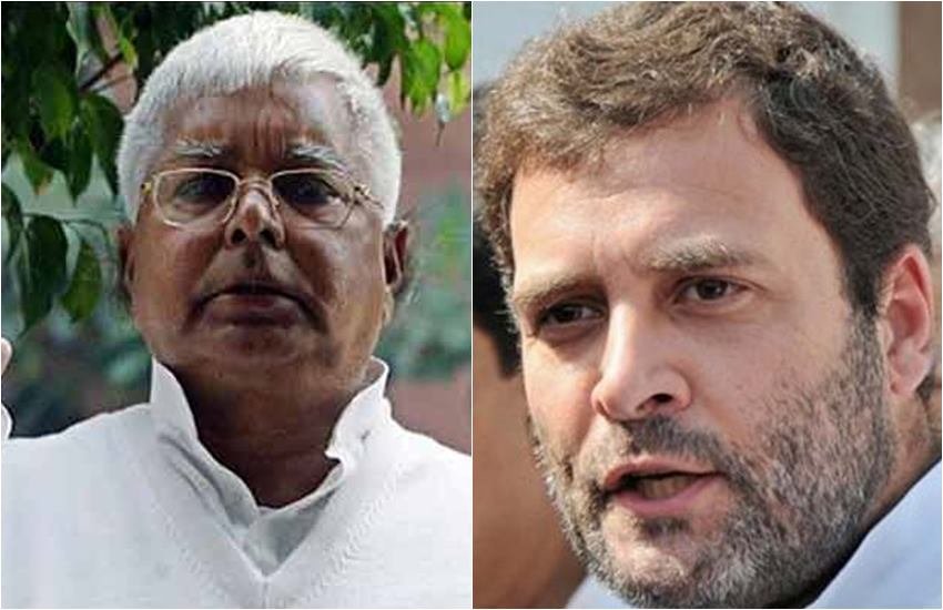 Lok Sabha Election 2019, Lok Sabha, Congress President Rahul Gandhi, Rahul Gandhi, RJD supremo Lalu Yadav, Lalu Yadav, RJD, Tejashwi yadav, Bihar, Ranchi Jail, Jharkhand, राहुल गांधी, लालू यादव, कांग्रेस, राजद, लोकसभा चुनाव 2019, बिहार