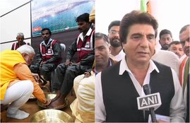 Narendra modi, Narendra modi, Prayag raj, PM Modi, Kumbh, Loksabha election 2019, Loksabha election, Loksabha Polls, Vote, prayagraj, Congress, Congress leader Raj babbar, राज बब्बर, कांग्रेस, नरेंद्र मोदी, स्वच्छाग्रही, लोकसभा चुनाव, लोकसभा चुनाव 2019, कुंभ 2019