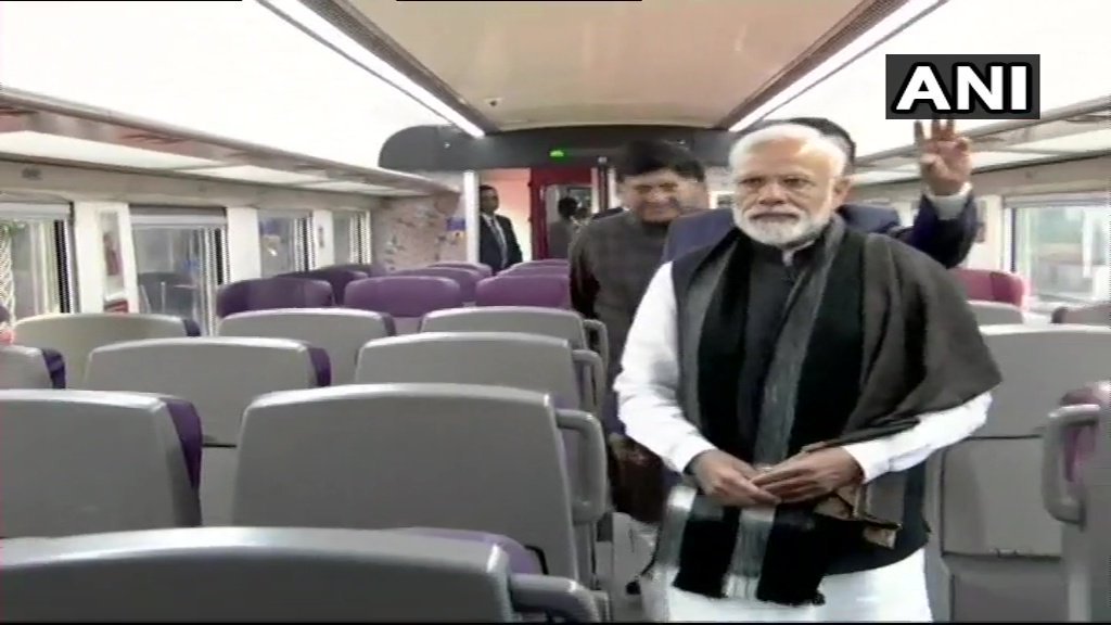 train 18 launch, train 18 launch live, train 18 schedule, train 18 route, train 18 reservation, train 18 timing, train 18 launch date, vande bharat express, vande bharat express launch, vande bharat express booking"