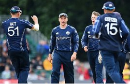 Scotland cricket team, Oman cricket team, Oman, Scotland, bowled out for 24 runs, fourth-lowest List-A score