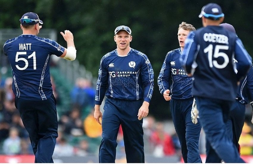 Scotland cricket team, Oman cricket team, Oman, Scotland, bowled out for 24 runs, fourth-lowest List-A score Scotland cricket team, Oman cricket team, Oman, Scotland, bowled out for 24 runs, fourth-lowest List-A score