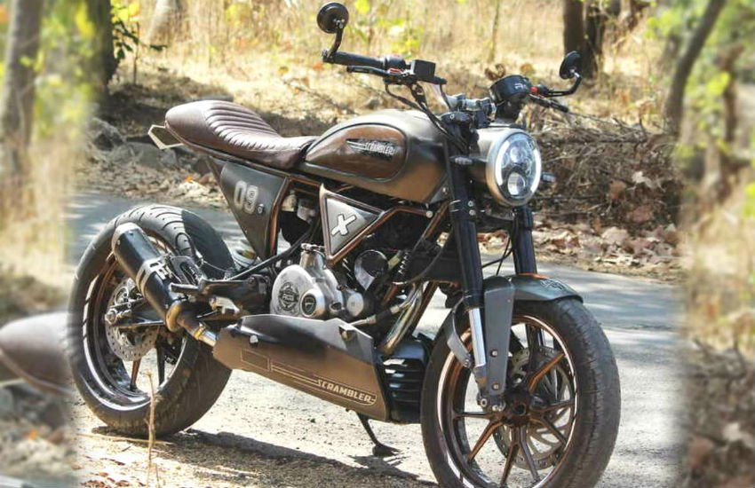 Modified Bajaj Pulsar, Pulsar Modified Ducati Scambler,