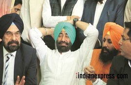पंजाब एकता पार्टी के अध्यक्ष सुखपाल सिंह खैरा (फोटो सोर्स : इंडियन एक्सप्रेस )