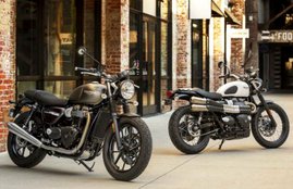 Triumph Bonneville StreetTwin and Scrambler launched