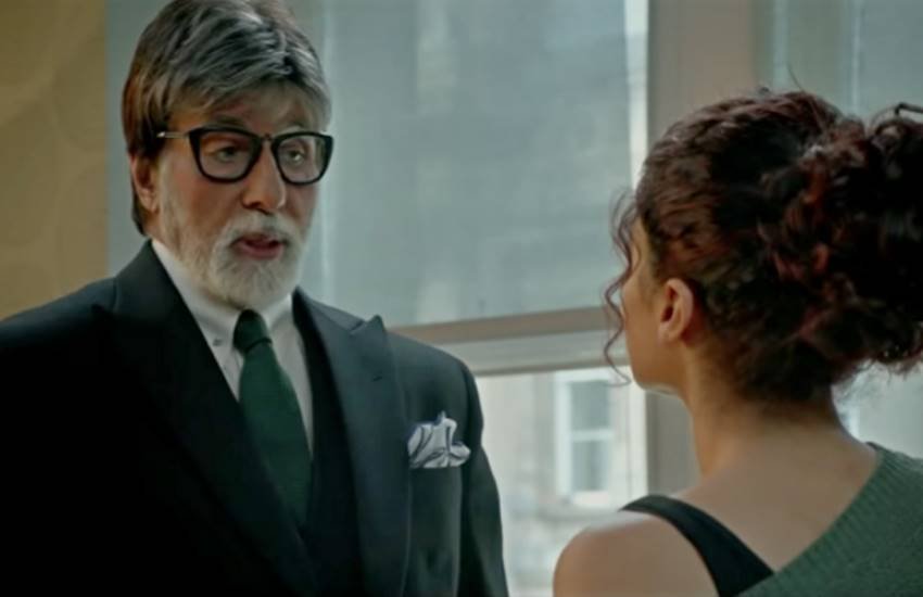 फिल्म बदला में अमिताभ बच्चन और तापसी पन्नू