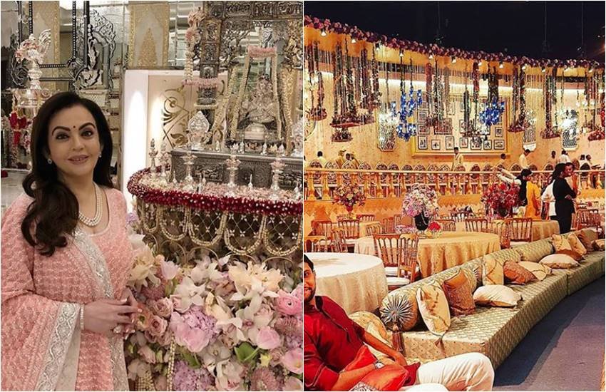 Akash Ambani and Shloka Mehta Wedding, Akash Ambani, Shloka Mehta, akash ambani Wedding, new video from akash ambani wedding, akash ambani wedding venue, akash ambani mom neeta ambani danceing, shloka mehta dancing in stage, akash ambani mehandi sangeet, shloka mehta sangeet, entertainment news, bollywood news