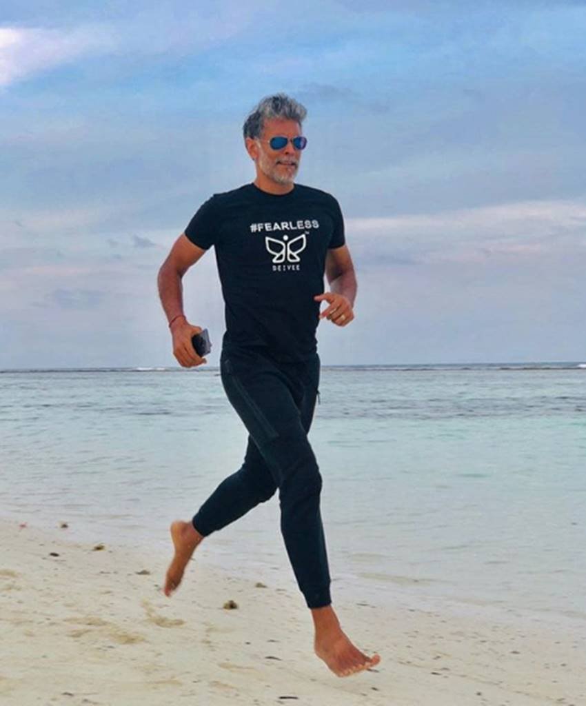 photos of Milind Usha Soman, Ankita Konwar in maldives, special moments of milind and ankita, ankita and milind soman in blue sea, seebeautiful pictures of milind soman and ankita, milind wife ankita konwar, entertainment news