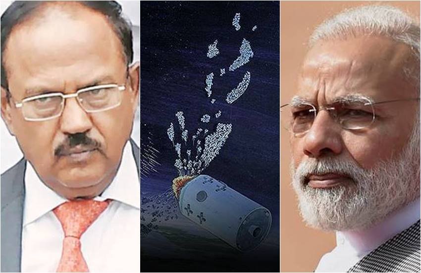 एनएसए अजीत डोभाल और पीएम मोदी की जानकारी में 100 वैज्ञानिकों की टीम ने 'मिशन शक्ति' के सफल ऑपरेशन को अंजाम दिया। (फोटो सोर्स: इंडियन एक्सप्रेस)