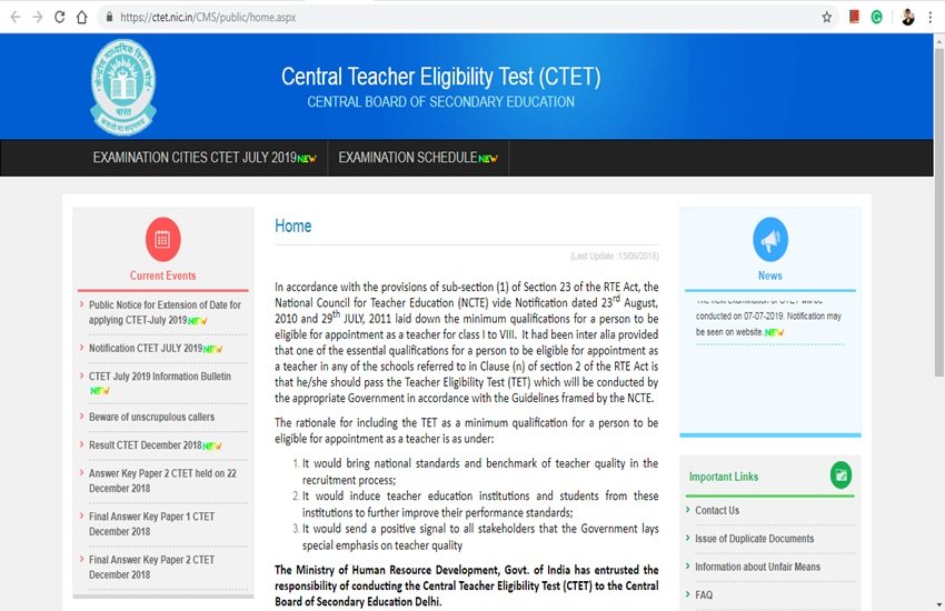 CTET July 2019