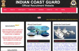 Indian Coast Guard, Indian Coast Guard Recruitment, Indian Coast Guard Navik Recruitment