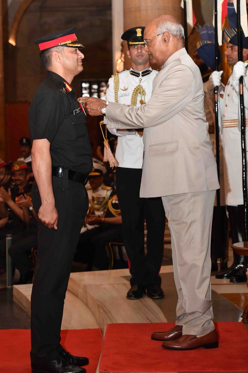 Kirti Chakra','Shaurya Chakra','Gallantry Award','Distinguished Service Decorations','Ram Nath Kovind
