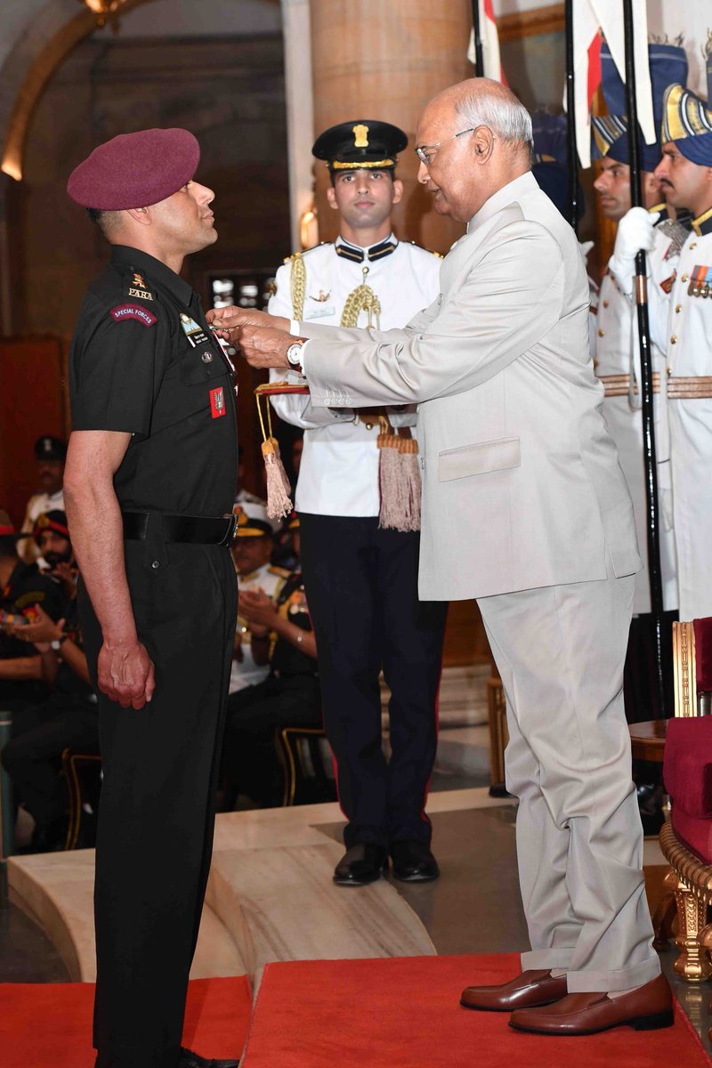 Kirti Chakra','Shaurya Chakra','Gallantry Award','Distinguished Service Decorations','Ram Nath Kovind