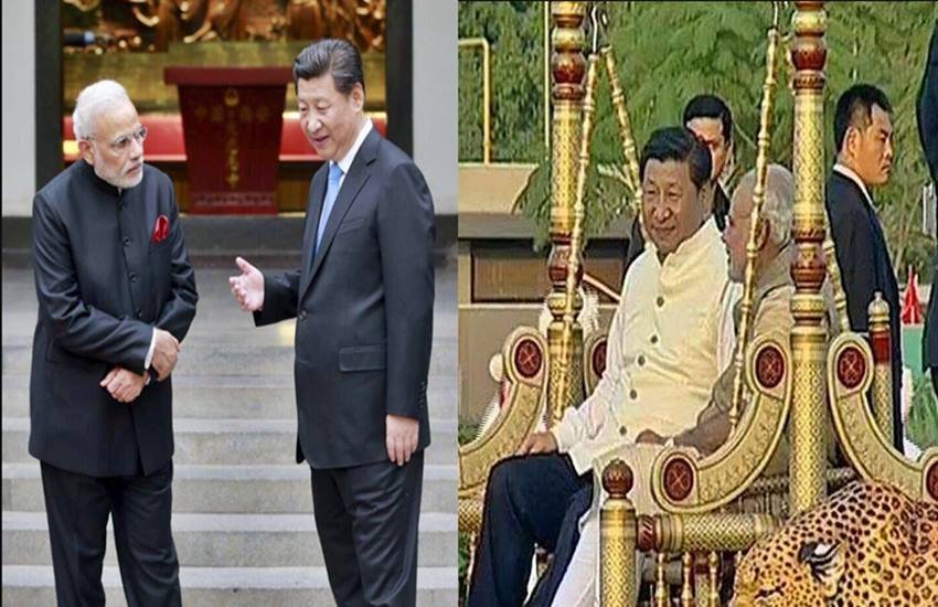 पीएम नरेन्द्र मोदी और चीनी राष्ट्रपति शी जिनपिंग, फोटो सोर्स- ट्विटर (INCIndia)