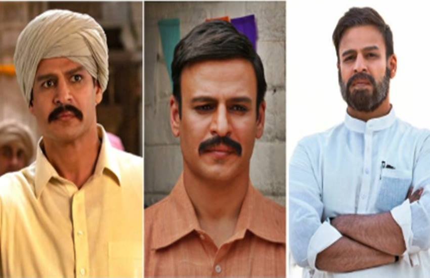 PM Modi Biopic: विवेक ओबेरॉय के डिफरेंट लुक्स, फोटो सोर्स- ट्विटर (taran_adarsh)