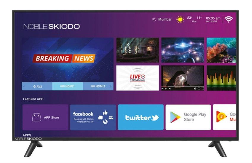 noble skiodo smartlite led tv, noble skiodo price, noble skiodo in india, noble skiodo starts rs 6999, noble skiodo launch TV, noble skiodo specifications, noble skiodo, noble skiodo smart tv, noble skiodo led tv