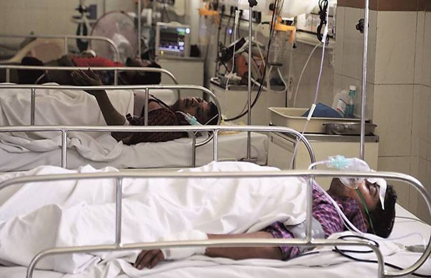 The injured at Kailash Hospital