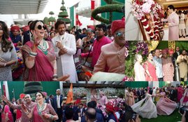 Akash Ambani, Shloka Mehta, akash ambani Wedding, new video from akash ambani wedding, akash ambani wedding venue, akash ambani mom neeta ambani danceing, shloka mehta dancing in stage, akash ambani weeding, shloka mehta sangeet, entertainment news, bollywood news
