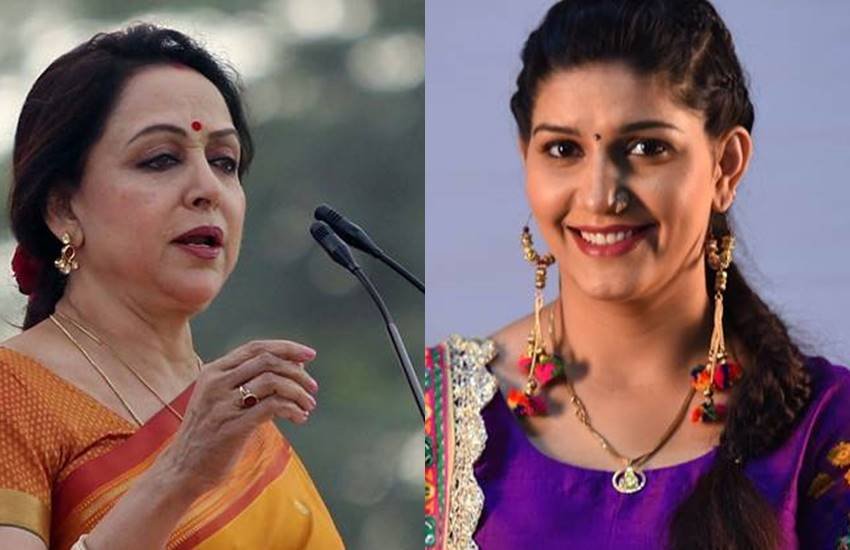 bjp leader and sapna chaudhary