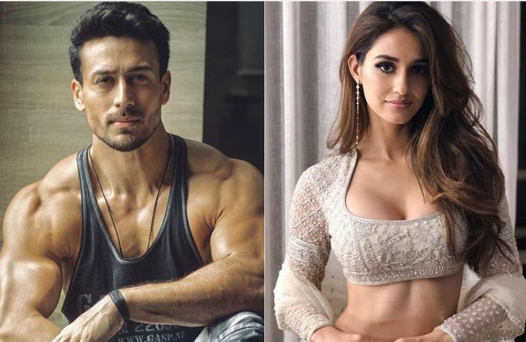 दिशा पटानी और टाइगर श्रॉफ।