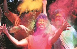 holi celebration