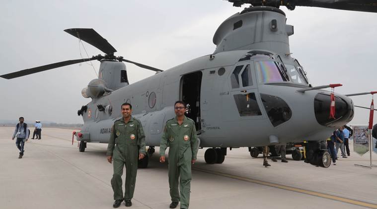 chinook, chinook helicopter, indian air force, iaf, iaf chinook, chandigarh air force station, chandigarh news, new type of aircraft