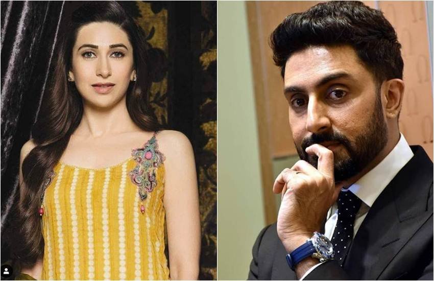 करिश्मा कपूर और अभिषेक बच्चन।