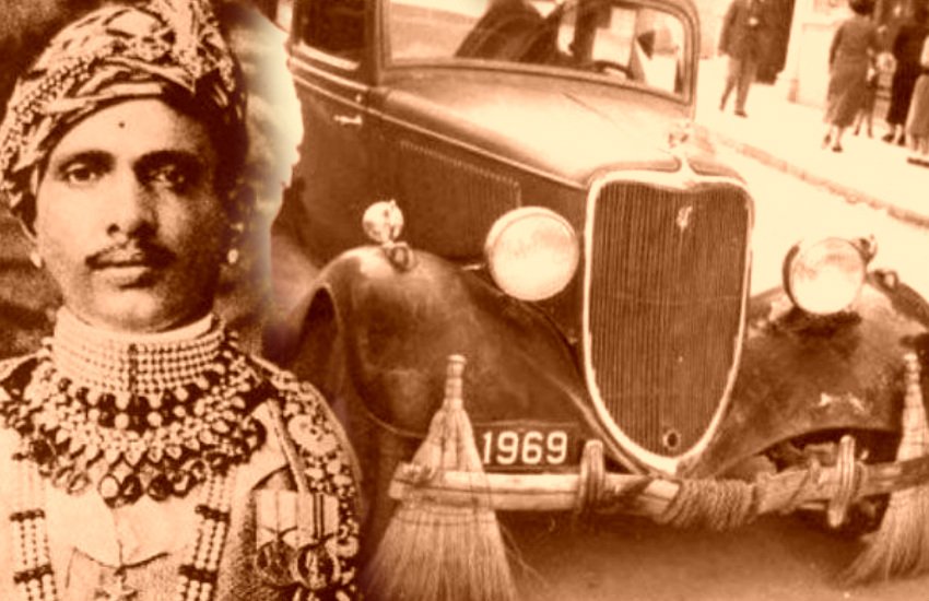 Rolls Royce used by King of alwar Jai Singh, rolls royce and king jai singh story, story of rolls royce and maharaja jai singh, king of alwar maharaja jai singh story, rolls royce used for garbage collection