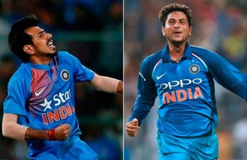 युजवेंद्र चहल और कुलदीप यादव।