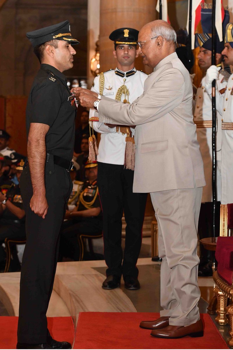 Kirti Chakra','Shaurya Chakra','Gallantry Award','Distinguished Service Decorations','Ram Nath Kovind