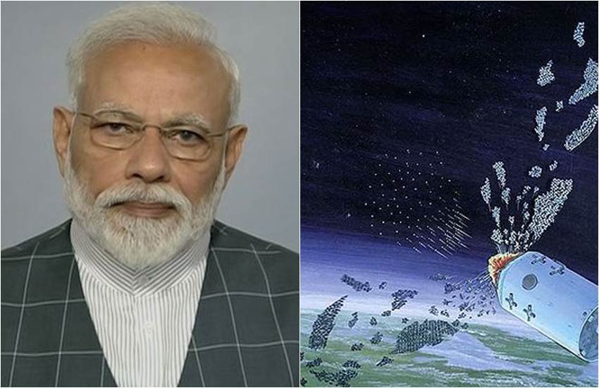 भारत अंतरिक्ष में भी युद्धक क्षमता वाला देश बन चुका है। (फोटो सोर्स: ANI and The indian express) 