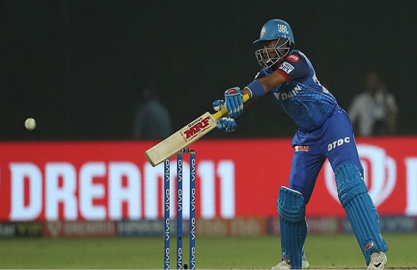 IPL 2019: केकेआर के खिलाफ शतक से चूके पृथ्वी शॉ (PC-IPL official site)