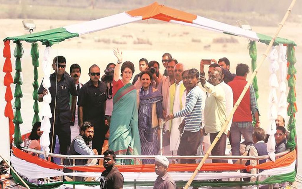 priyanka gandhi ganga yatra