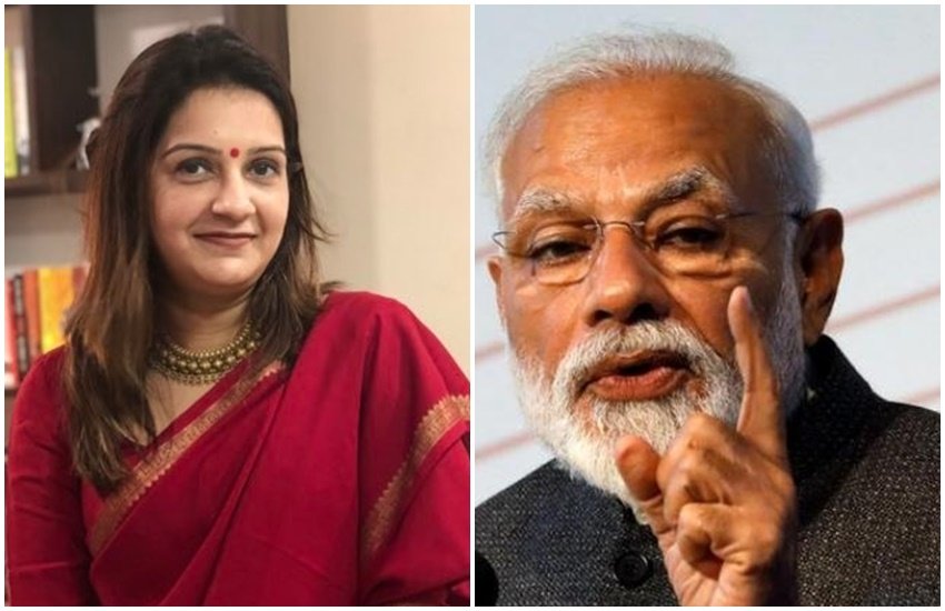 प्रियंका चतुर्वेदी ने पीएम मोदी पर निशाना साधा है।