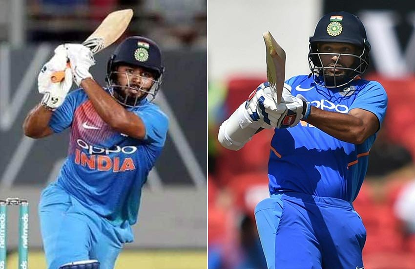 ऋषभ पंत और शिखर धवन। 