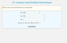 telangana, hall ticket, ssc