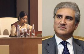 sushma swaraj shah mahmood qureshi