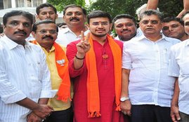 lok sabha, lok sabha election, lok sabha election 2019, lok sabha election 2019 schedule, lok sabha election date, lok sabha election 2019 date, लोकसभा चुनाव, लोकसभा चुनाव 2019, chunav, lok sabha chunav, lok sabha chunav 2019 dates, lok sabha news, election 2019, election 2019 news, Hindi news, news in Hindi, latest news, today news in Hindi, BJP, Left candidate, kanhaiya kuamr, tejasvi Surya