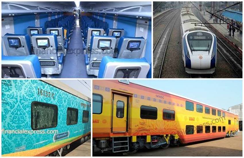 indian railways, railways, uday express, vande bharat express, humsafar express, tejas express