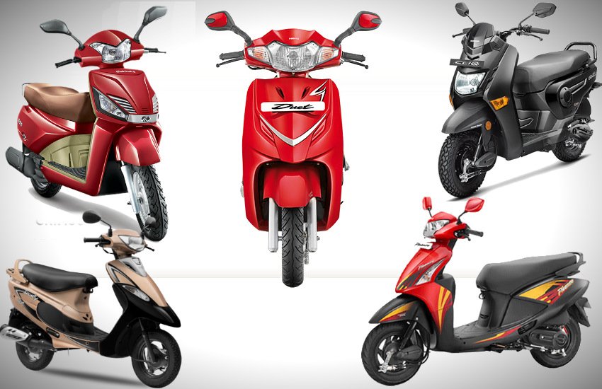 Top 5 Cheapest Scooters in india, best mileage scooter in india, best performance scooter in india, best features scooter in india, most fuel efficient scooter in india, tvs scoot, hero pleasure, mahindra gusto, honda cliq, Hero Duet
