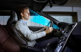 Volvo Driver Monitoring System, how Volvo Driver Monitoring System work, drunk and drive, car park itself, volvo new technology for drunk driver