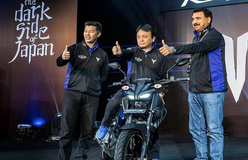 यामाहा ने बाजार में अपनी नई बाइक Yamaha-MT-15 को लॉन्च कर दिय है। (फोटो सोर्स: PTI)