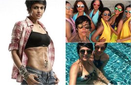 Mandira Bedi, Mandira Bedi celebrating her holiday, Mandira Bedi with girl gang, hot pictures gone viral of Mandira Bedi, Mandira BEDI WIth Her Girl Friends, entertainment news, bollywood news, television news, entertainment news