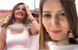 Sapna Choudhary, haryana star sapna choudhary, sapna choudhary dance, sapna choudhary is like no one is watching, mujhe talli hokar nachan de song sunidhi chauhan haryanvi song hatja taau, entertainment news, sapna choudhary dancing on hatja tau, entertainment news
